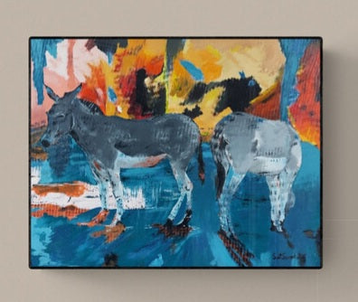 Miami Zoo Donkeys by SS - Original Available