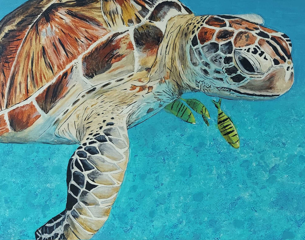 Fish Friend by SS - Original Available