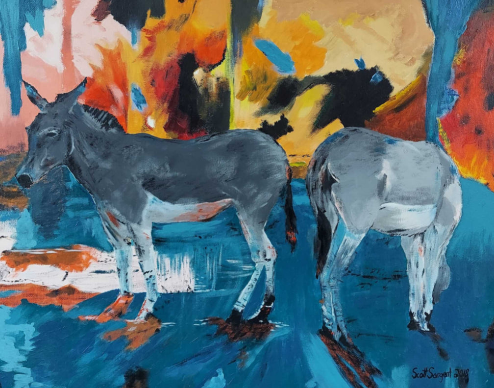 Miami Zoo Donkeys by SS - Original Available