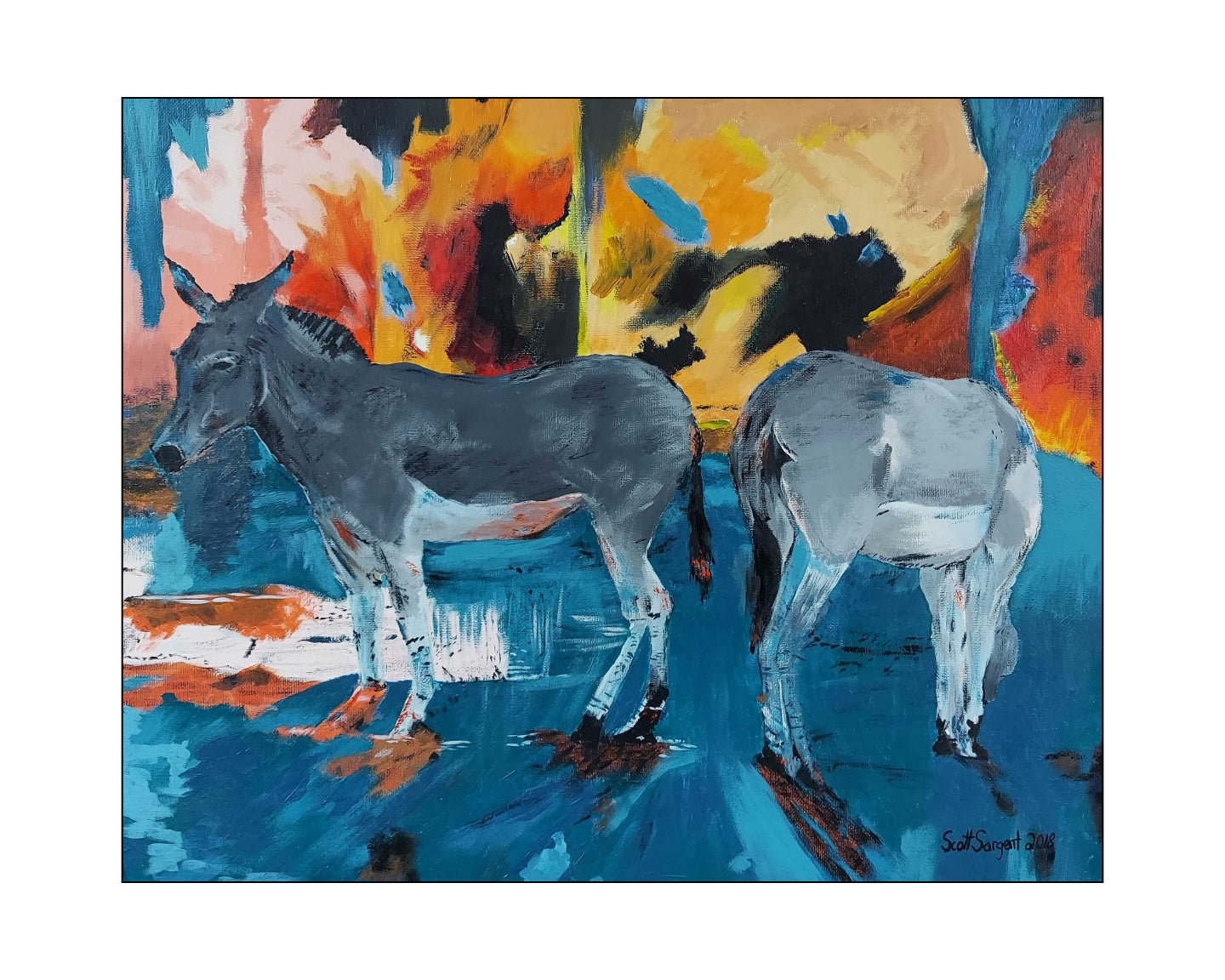 Miami Zoo Donkeys by SS - Original Available