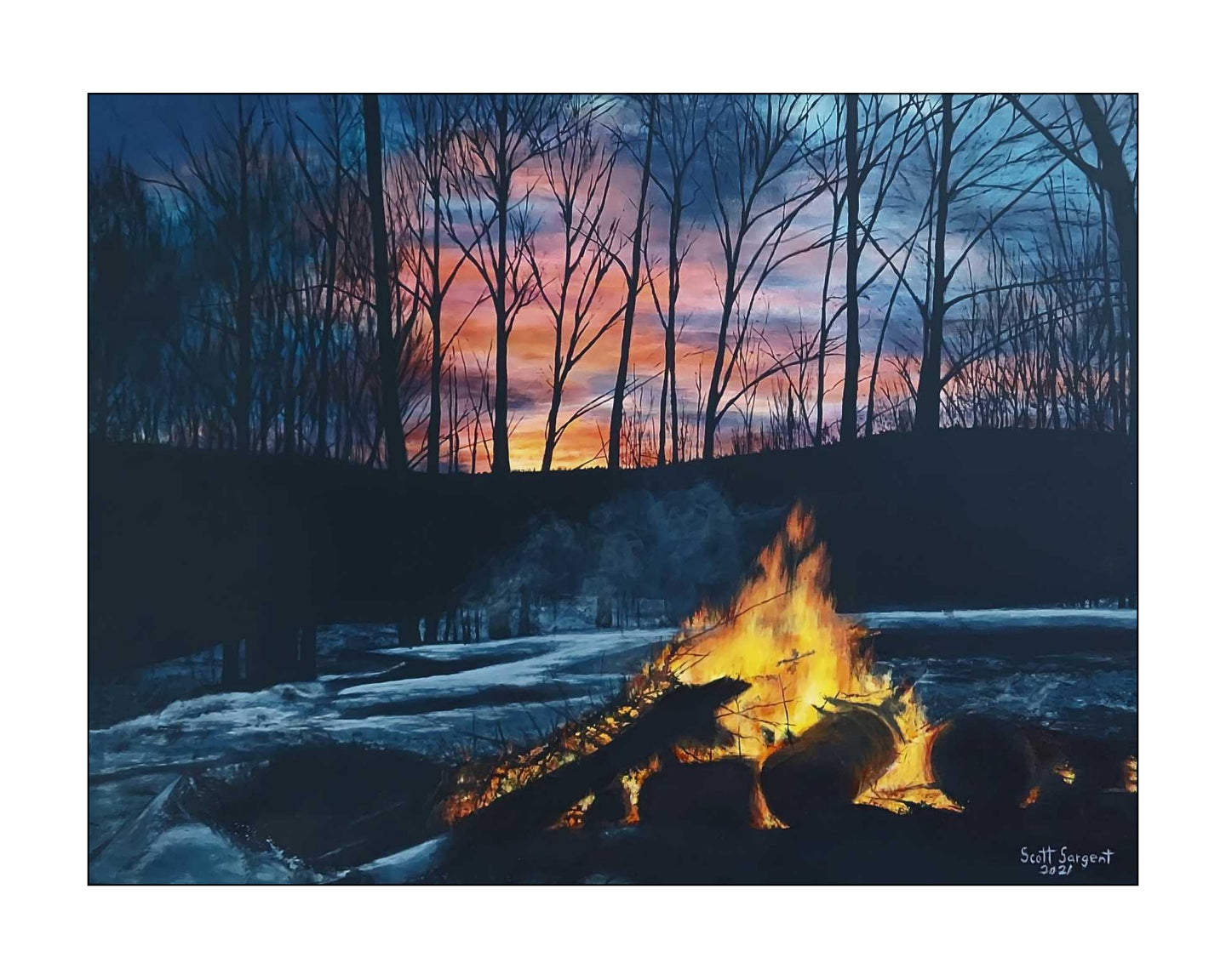 Night Fire by SS - Prints Available