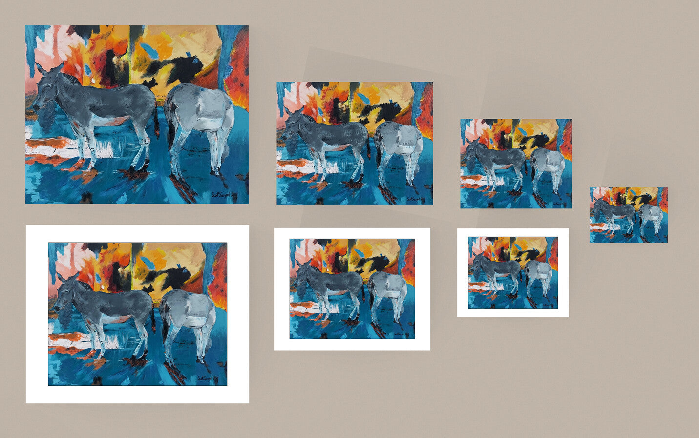 Miami Zoo Donkeys by SS - Original Available