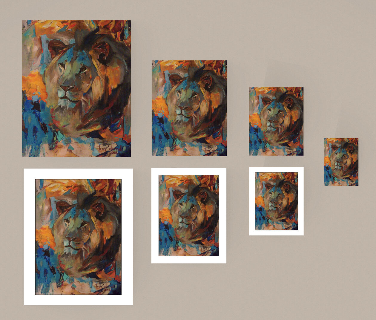 Miami Zoo Lion by TW - Prints Available