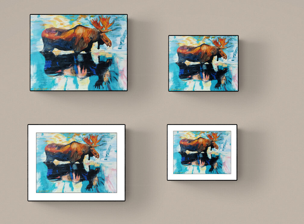 River Moose by SS - Original Available