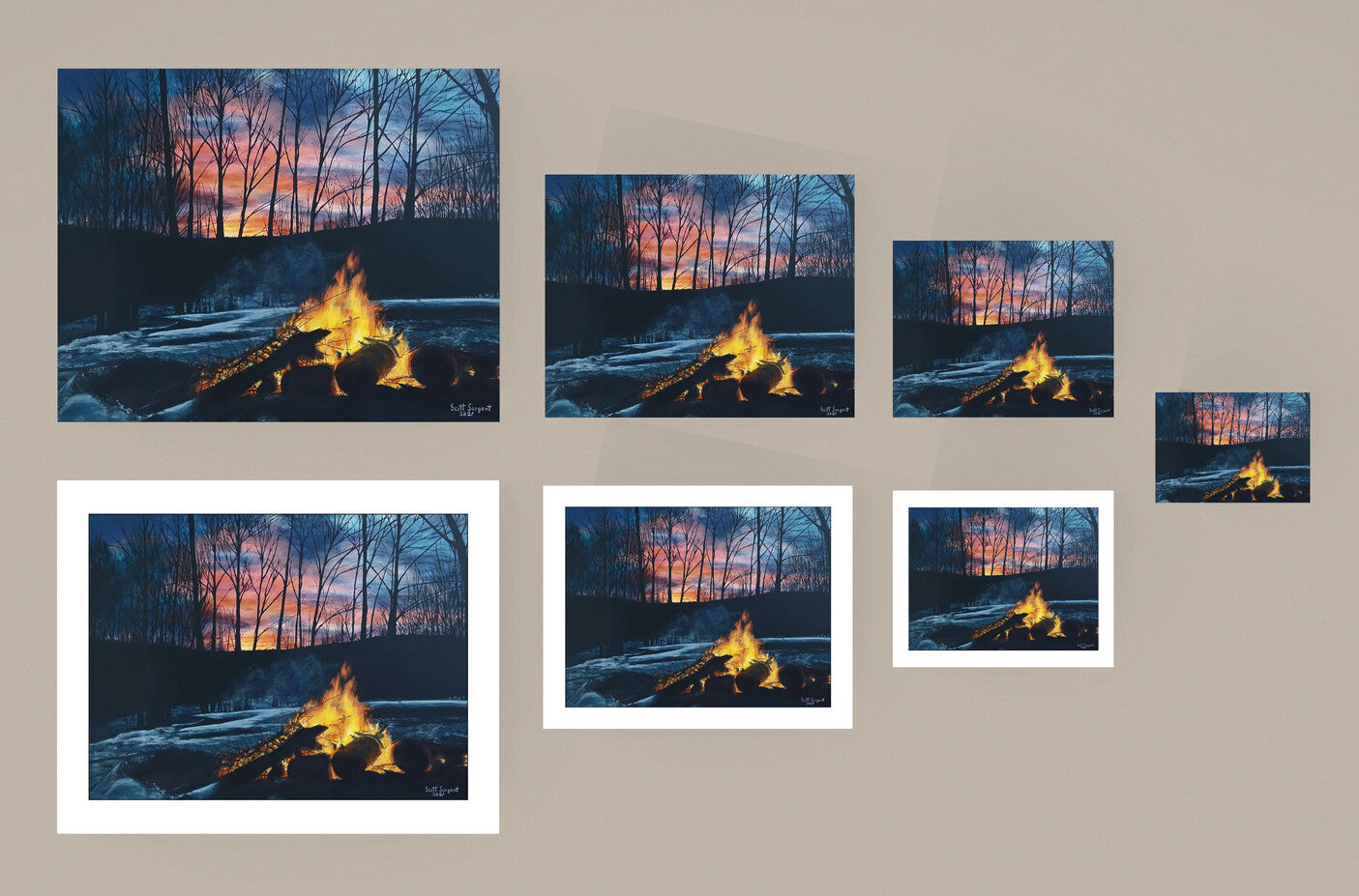 Night Fire by SS - Prints Available