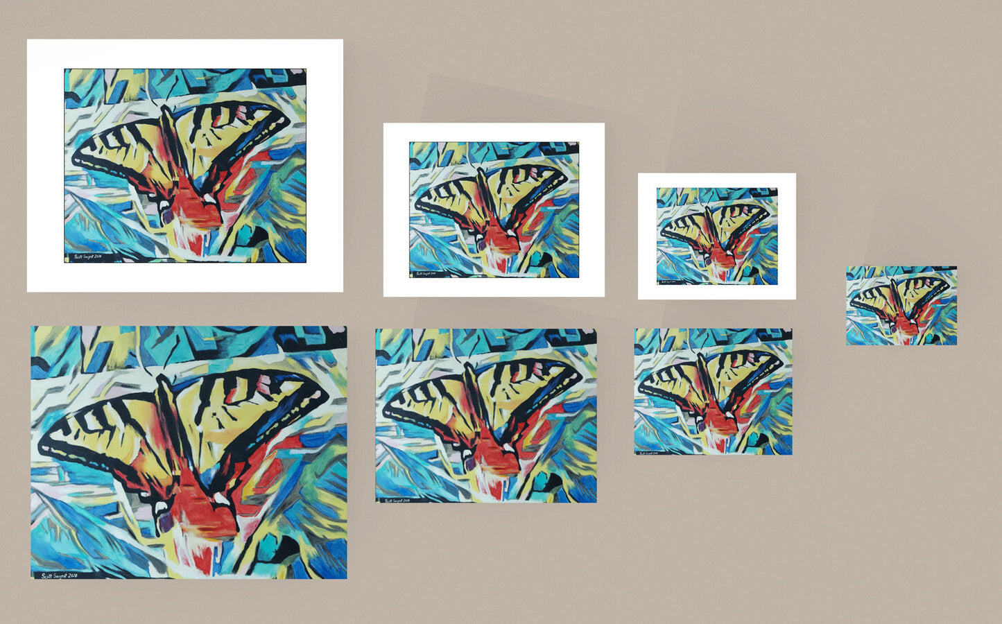 Flutterby by SS - Original Available