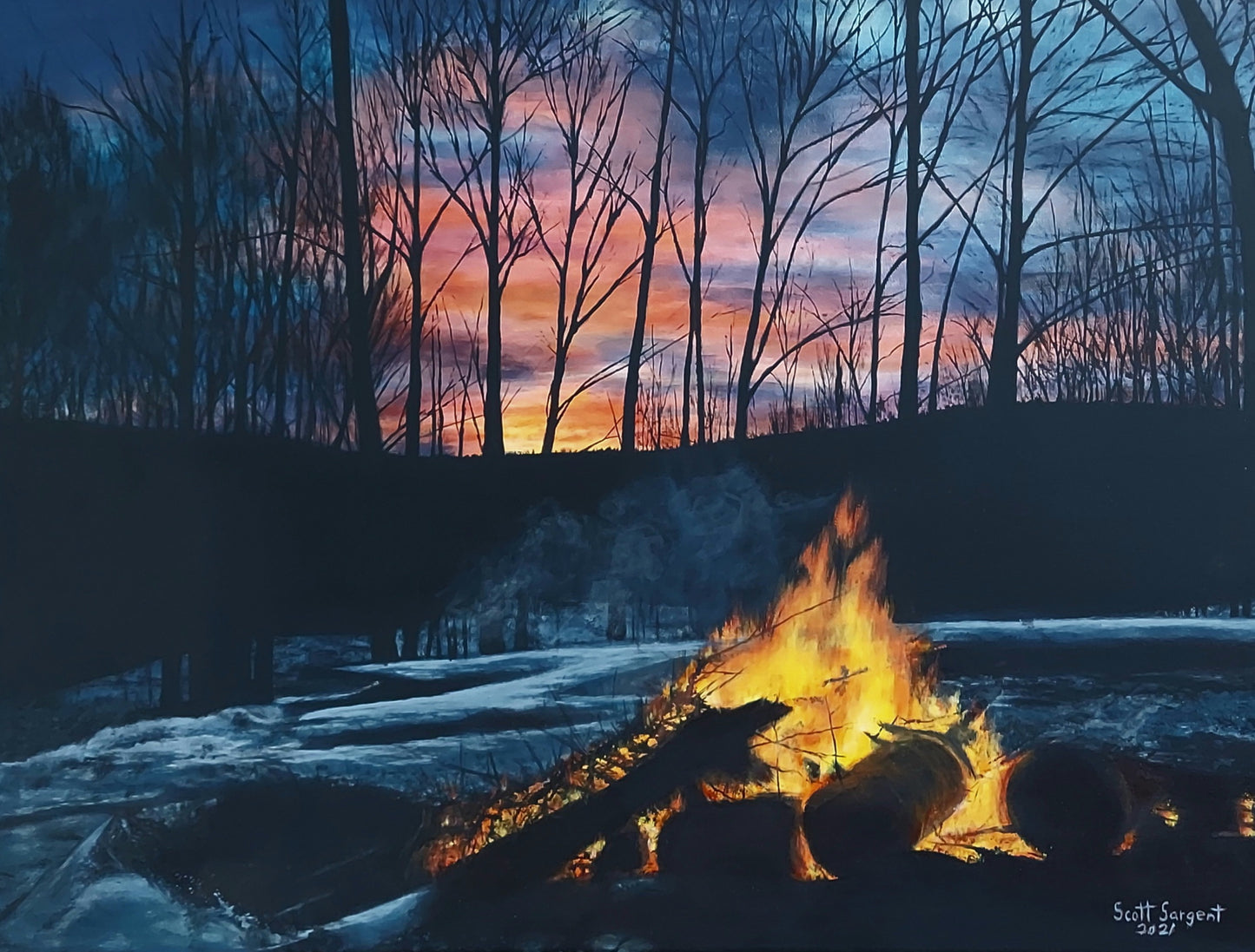 Night Fire by SS - Prints Available
