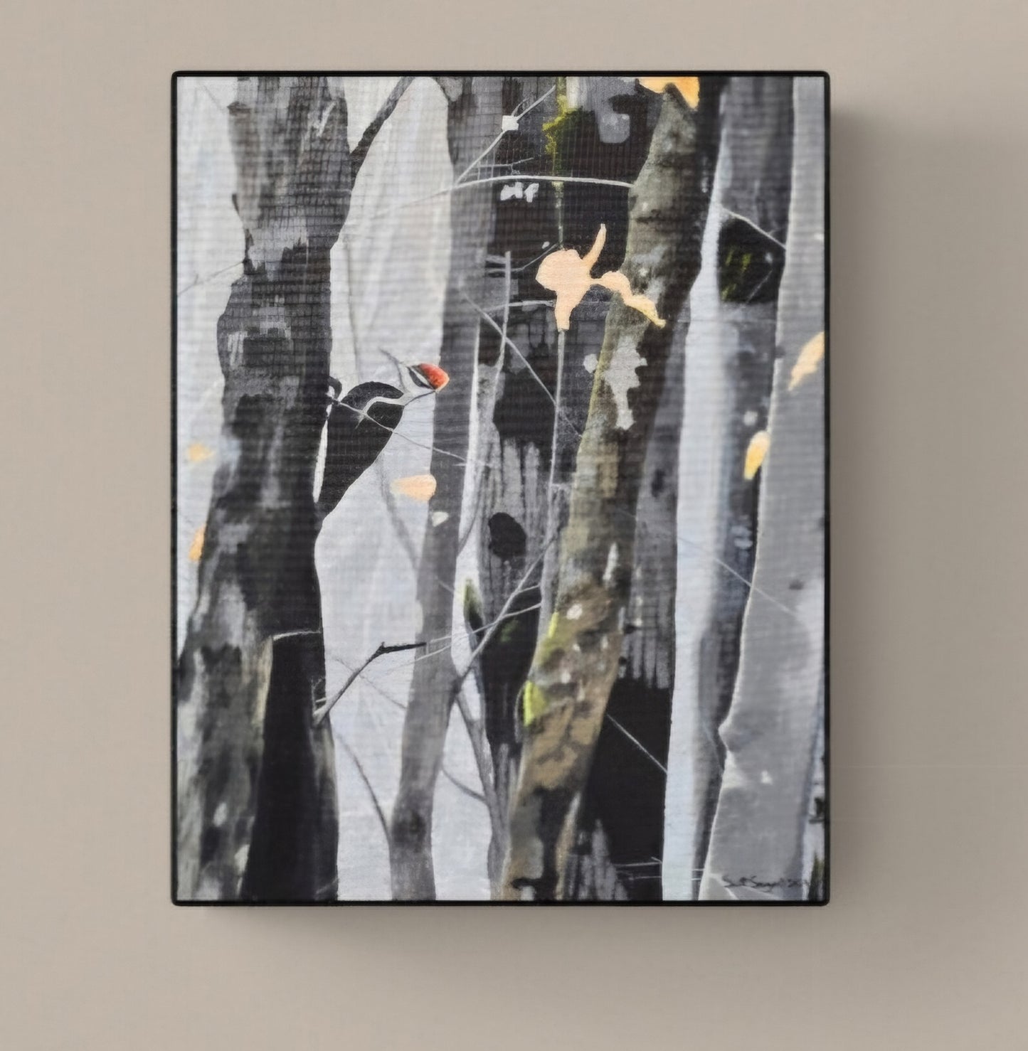 *New* Pileated Woodpecker by SS - Original Available