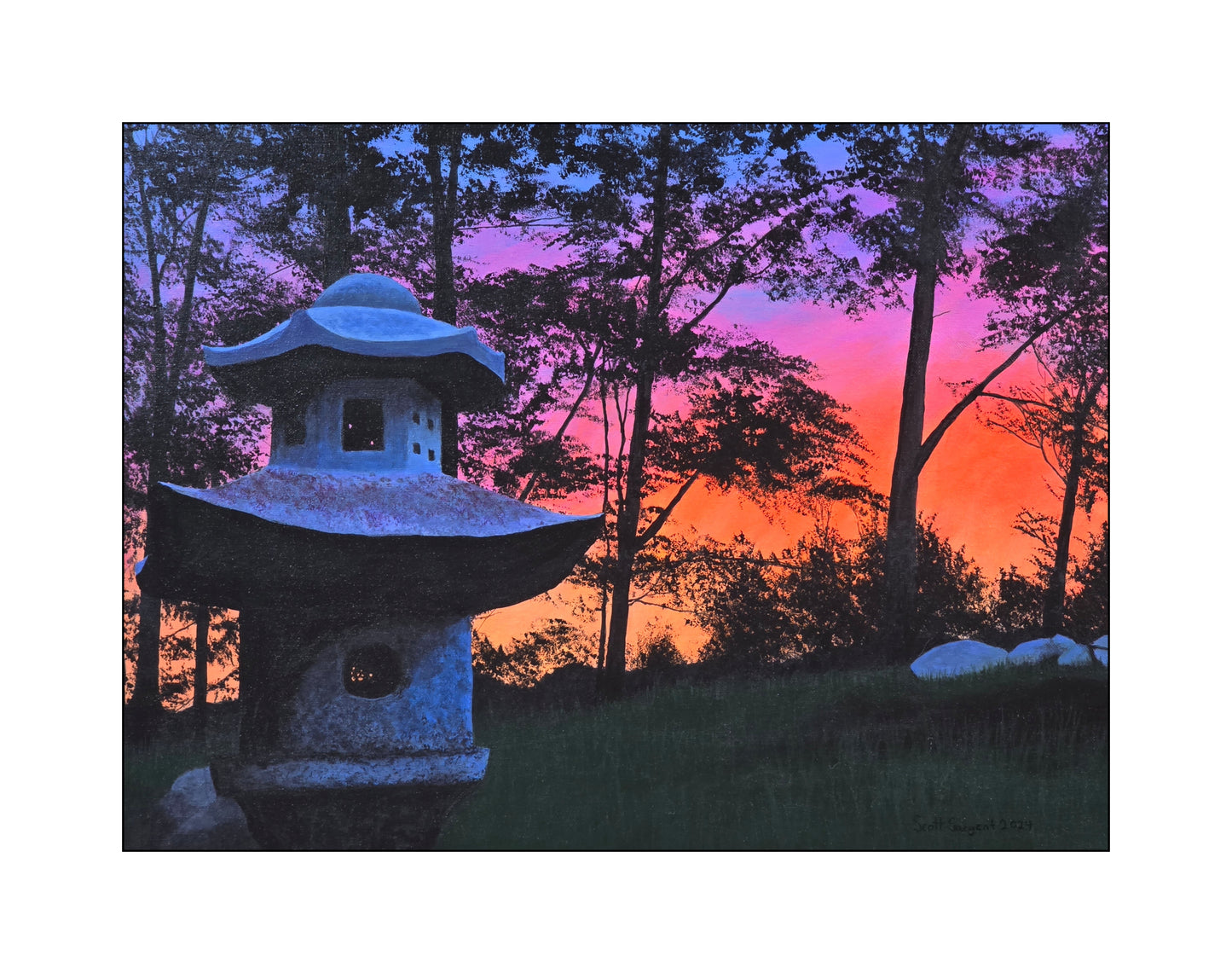 *New* Stone Lantern by SS - Original Available