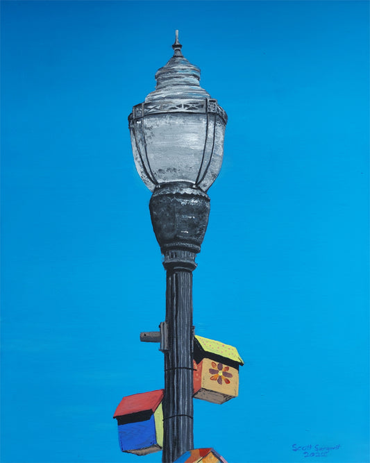 Skowhegan Light Pole by SS - Original Available