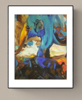 *Fav* Blue Elephant by TW - Original Available