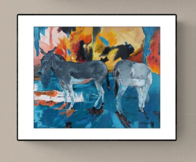 Miami Zoo Donkeys by SS - Original Available