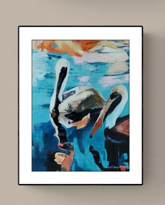 Pelicans by SS - Original Available