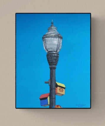 Skowhegan Light Pole by SS - Original Available
