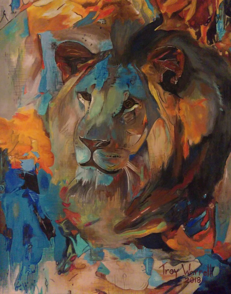 Miami Zoo Lion by TW - Prints Available