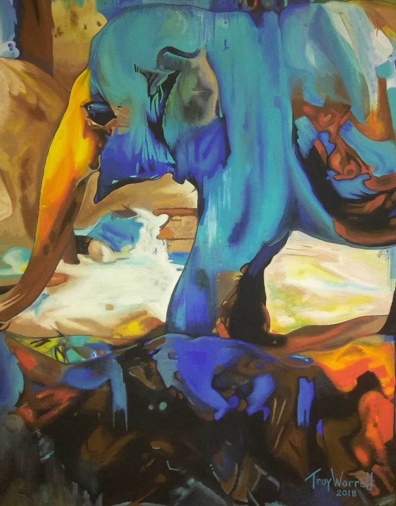 *Fav* Blue Elephant by TW - Original Available
