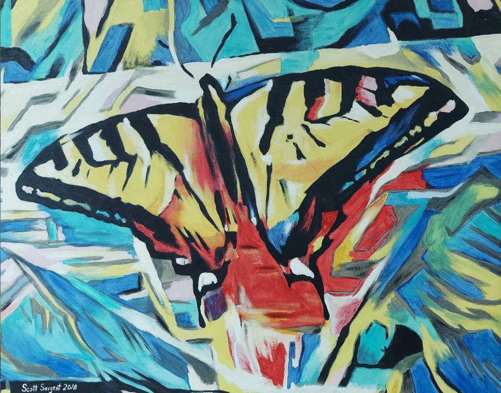 Flutterby by SS - Original Available
