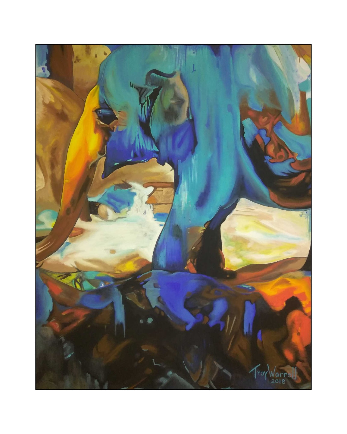 *Fav* Blue Elephant by TW - Original Available
