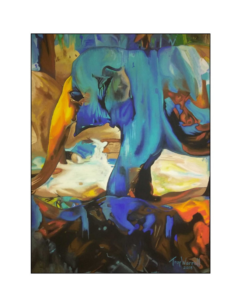 *Fav* Blue Elephant by TW - Original Available