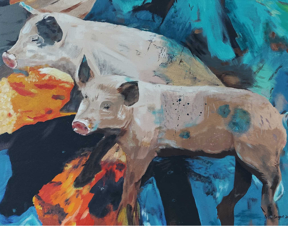 Porkchop & Bacon by SS - Original Available