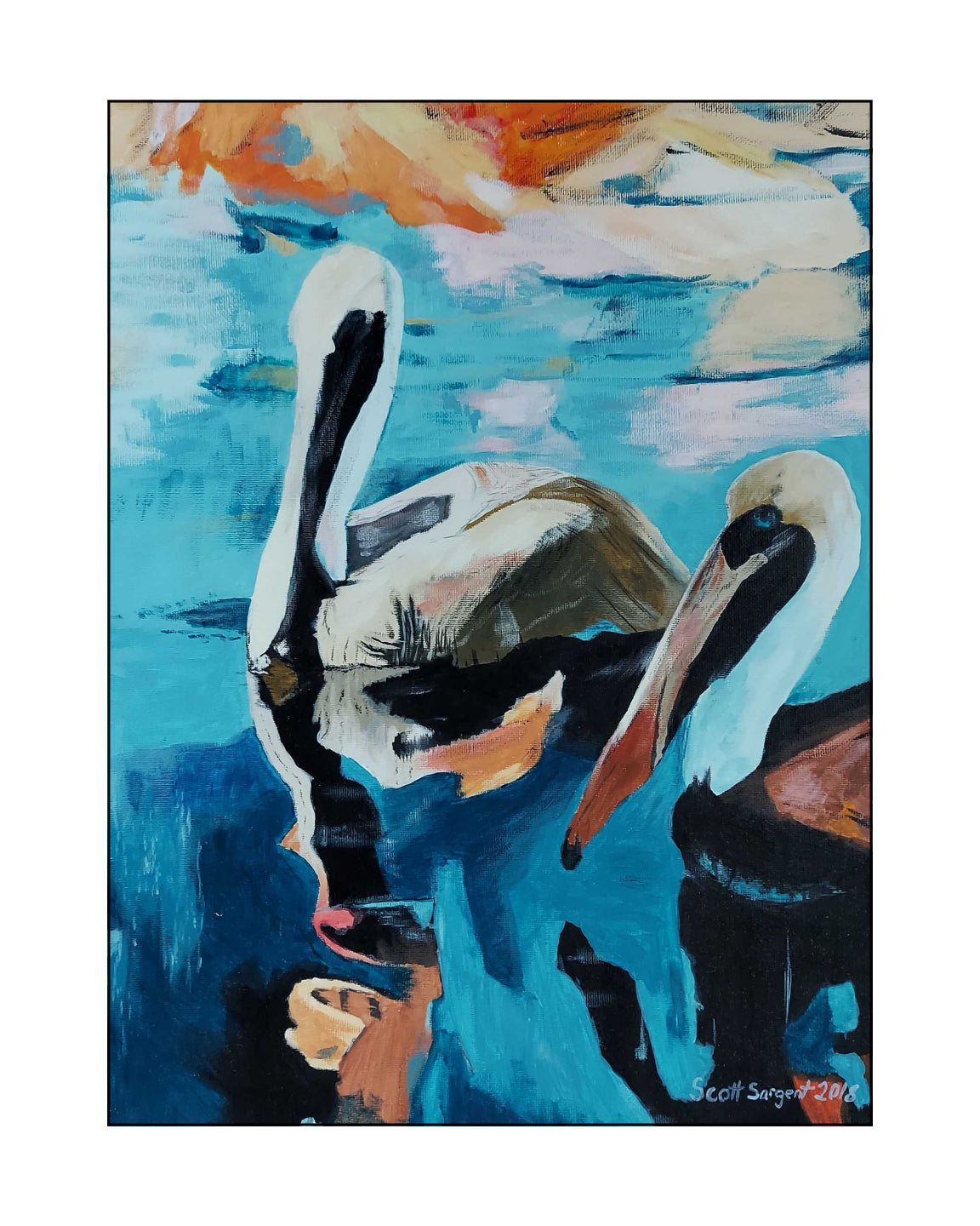 Pelicans by SS - Original Available