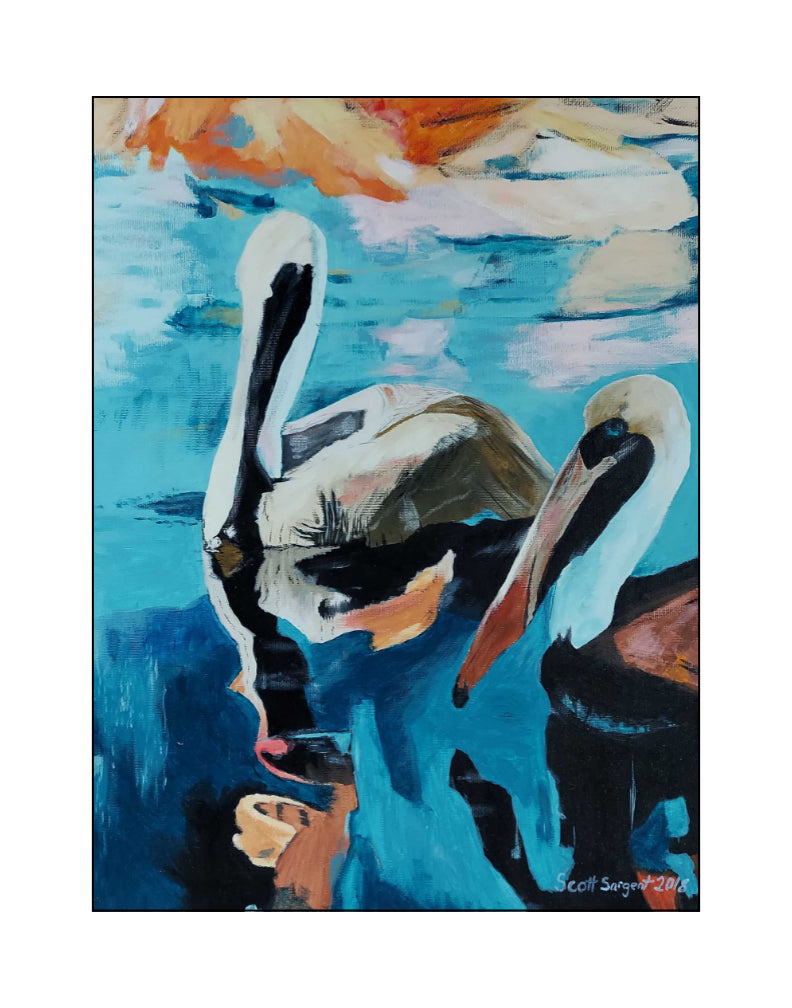Pelicans by SS - Original Available