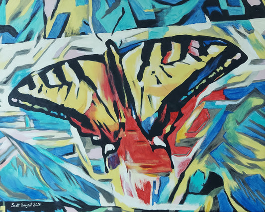 Flutterby by SS - Original Available