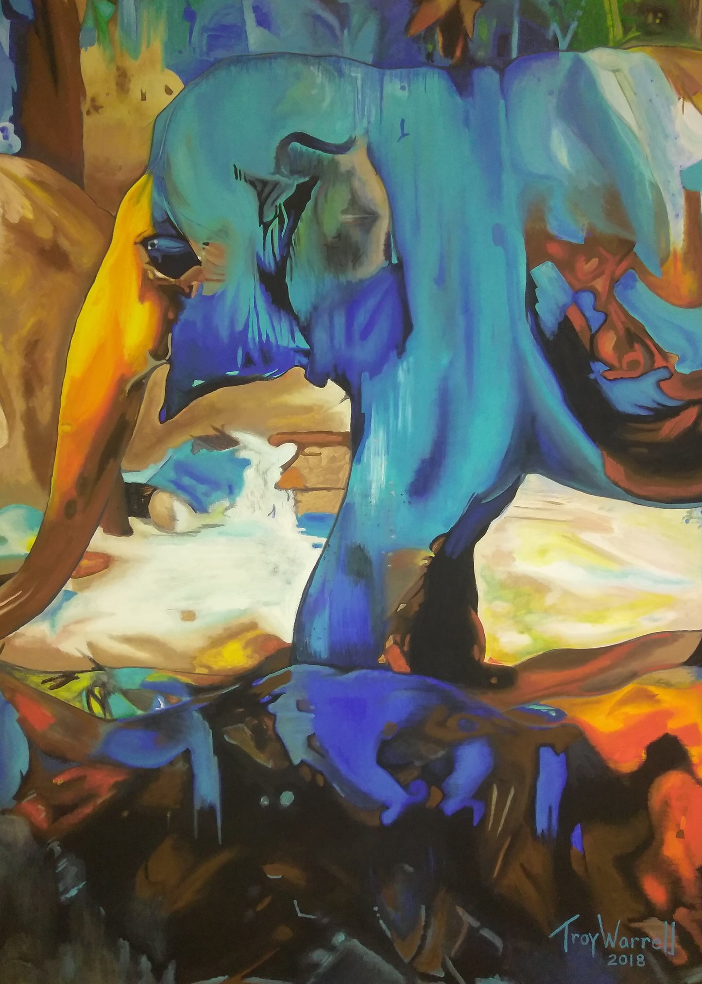 *Fav* Blue Elephant by TW - Original Available