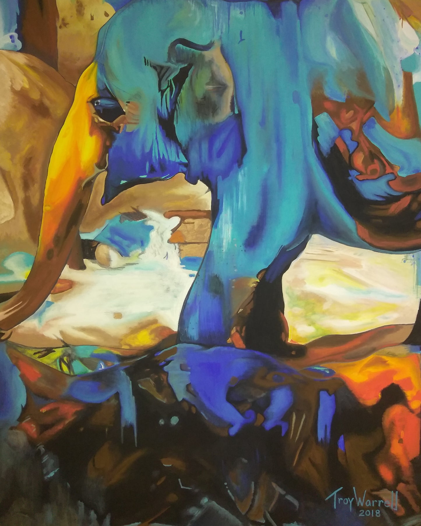 *Fav* Blue Elephant by TW - Original Available