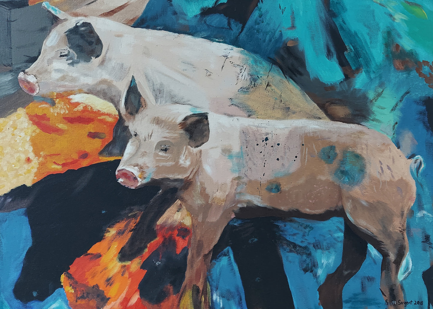 Porkchop & Bacon by SS - Original Available