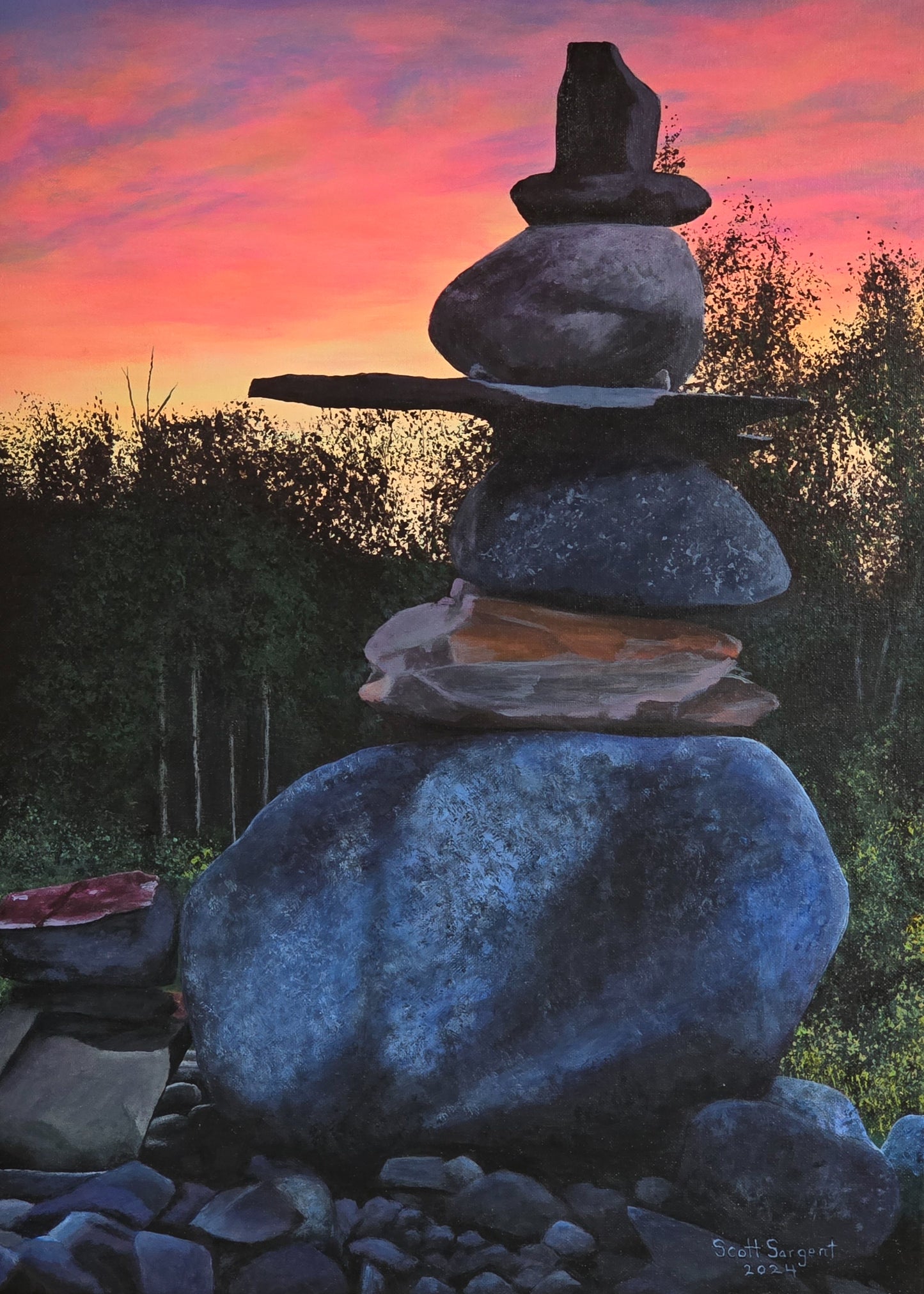 *New* Silent Stones by SS - Original Available