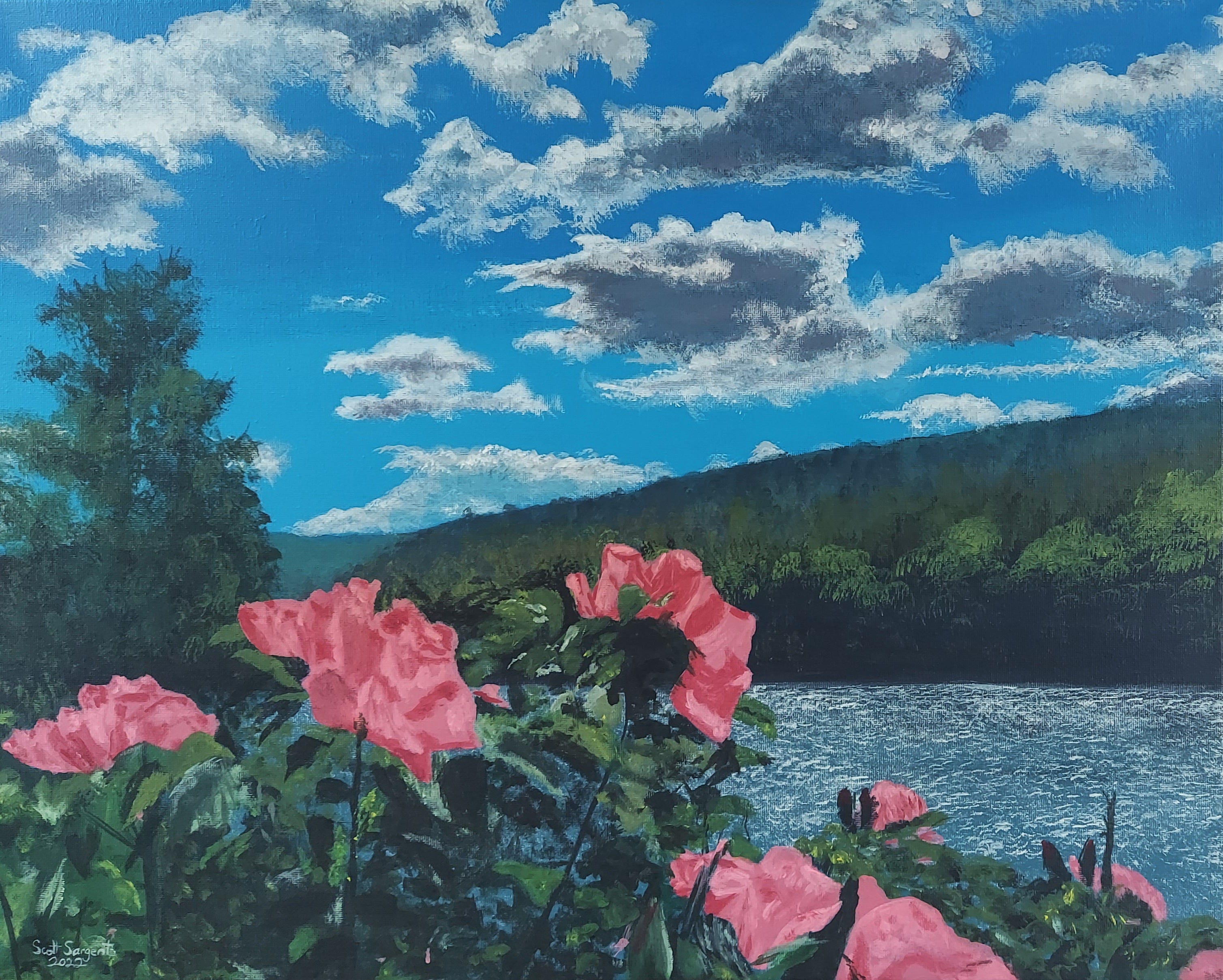Ell Rose *New* River Roses by SS - Original Available – Paintings by Scott & Troy