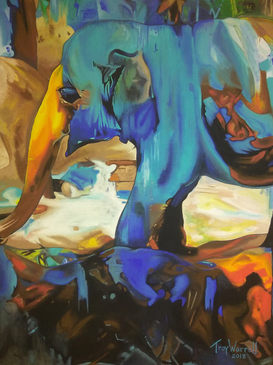 *Fav* Blue Elephant by TW - Original Available