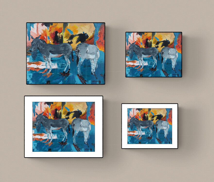 Miami Zoo Donkeys by SS - Original Available