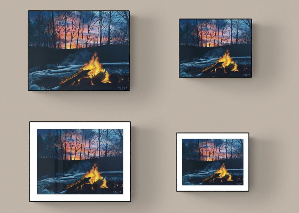 Night Fire by SS - Prints Available