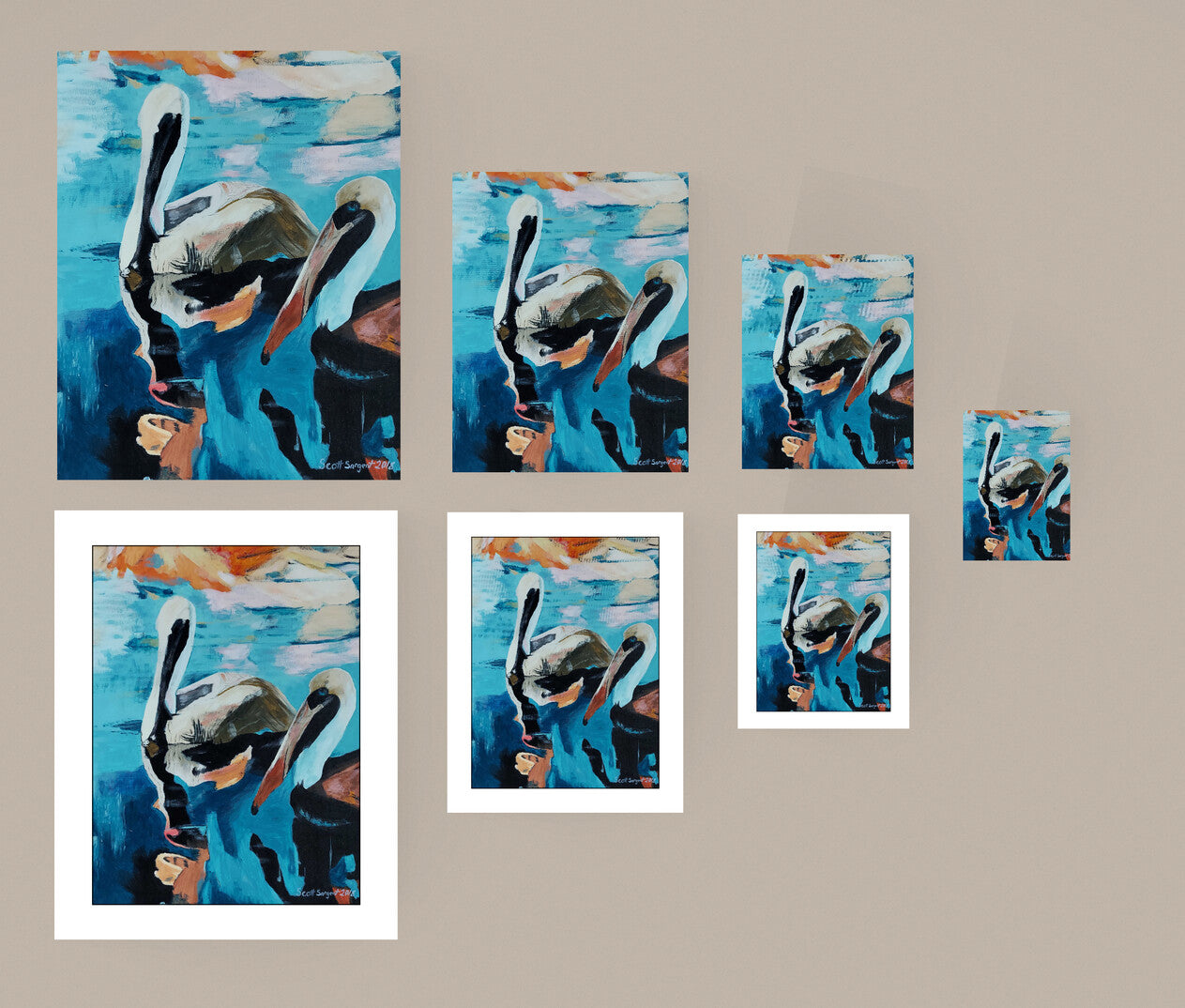 Pelicans by SS - Original Available