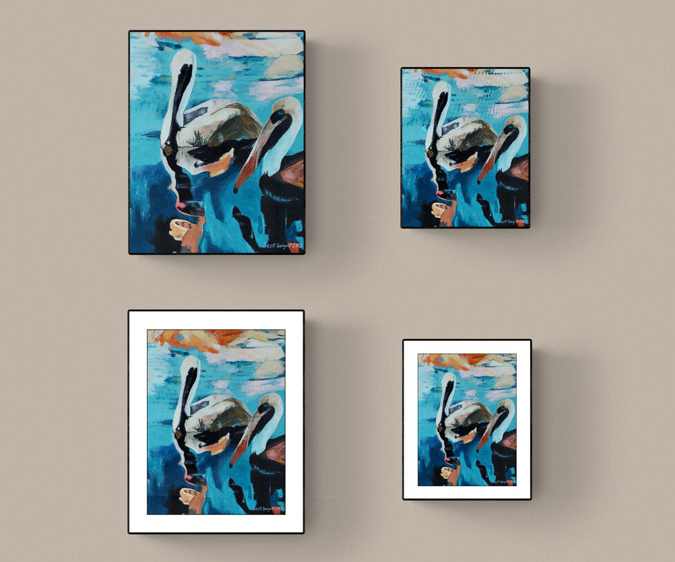Pelicans by SS - Original Available