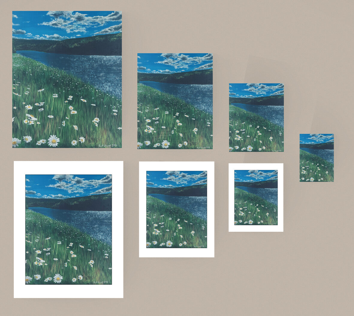*New* River Daisies by SS - Original Available