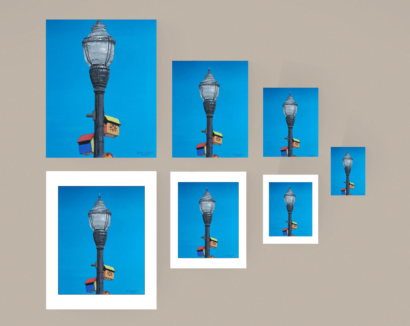 Skowhegan Light Pole by SS - Original Available